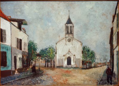 Church in Villanteuse by Maurice Utrillo