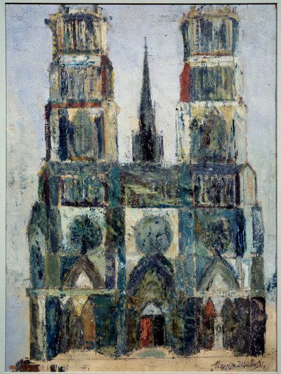 Large Cathedral or Cathedral of Orleans, c.1913 by Maurice Utrillo
