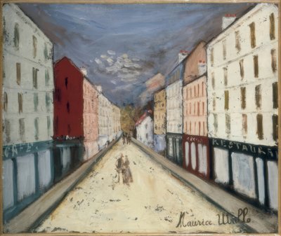 Paris Street by Maurice Utrillo