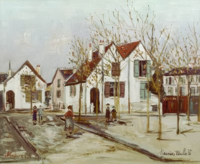 Square in Nanterre by Maurice Utrillo