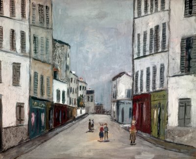 Rue du Mont-Cenis by Maurice Utrillo
