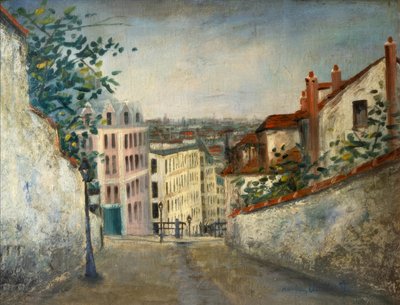 Street of Mont-Cenis by Maurice Utrillo