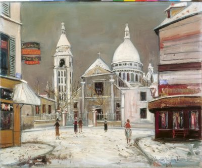 Mont-Cenis Street, Montmartre by Maurice Utrillo
