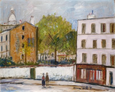 Street in Montmartre by Maurice Utrillo
