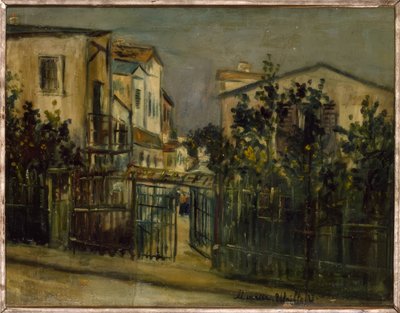 Street Scene Montmartre by Maurice Utrillo