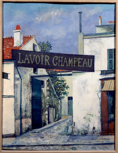The Champeau Wash House, 20th century by Maurice Utrillo