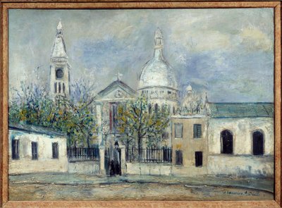The Church of Saint Peter in Montmartre by Maurice Utrillo