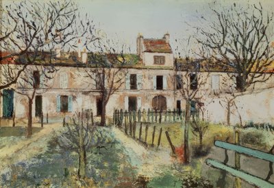 The Garden at Montmagny by Maurice Utrillo