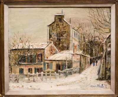 The Agile Rabbit Cabaret in Montmartre by Maurice Utrillo