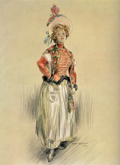Mlle. Bresil - Role de Mlle. Senedor. - La Montansier by Maurice de Lambert