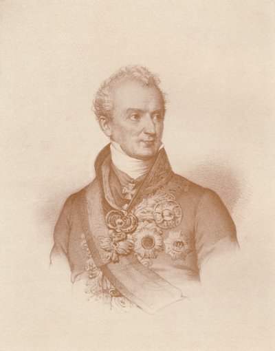 Prince Clemens Wenzel Nepomuk Lothar Von Metternich-Winneburg by Maurin