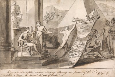 An Allegory on the Plight of the Artist by Mauritius Lowe