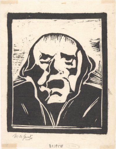 Figure with Open Mouth by Maurits de Groot (signed by artist)