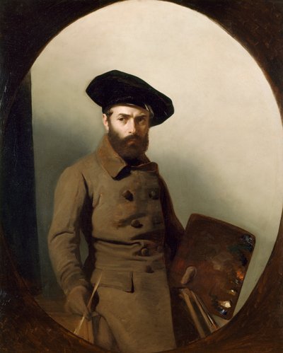 Portrait of painter Carlo Bellosio by Mauro Conconi