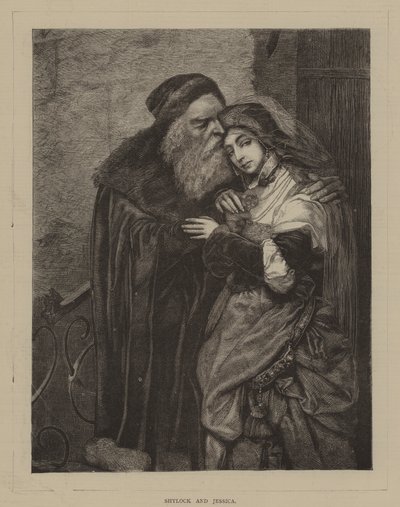Shylock and Jessica by Maurycy Gottlieb