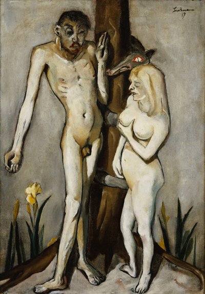 Adam and Eve by Max Beckmann
