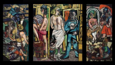 Acrobats by Max Beckmann