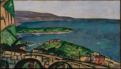 View of Cap Martin, Blue by Max Beckmann