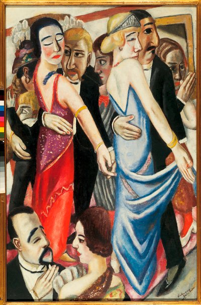 Dance at Baden Baden (Germany) by Max Beckmann