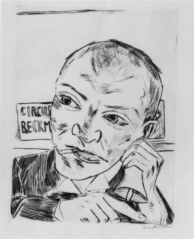 The Crier by Max Beckmann
