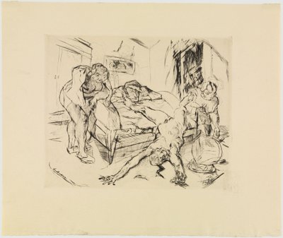 The Night by Max Beckmann