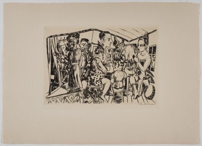 Behind the Scenes by Max Beckmann