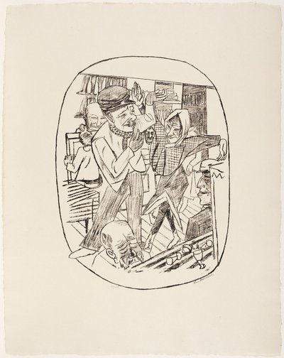 Tavern by Max Beckmann