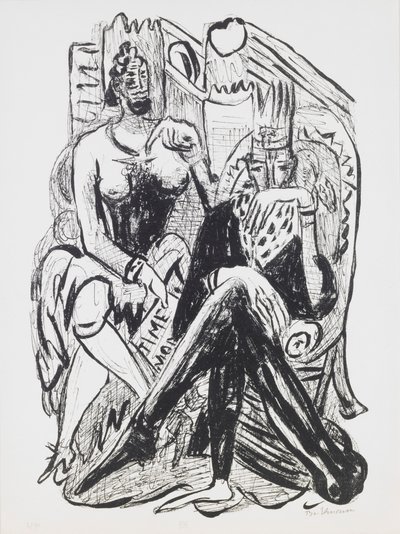 King and Demagogue by Max Beckmann