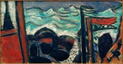 Small Stormy Sea by Max Beckmann
