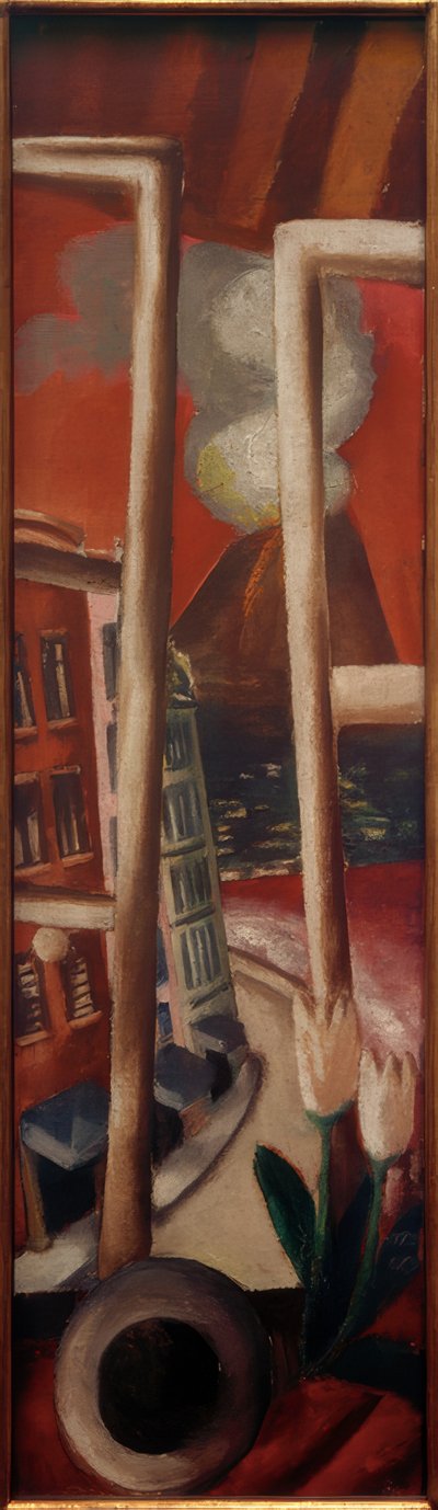 Landscape with Vesuvius by Max Beckmann