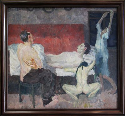 Large Death Scene by Max Beckmann
