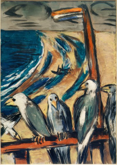 Seagulls in the Storm by Max Beckmann