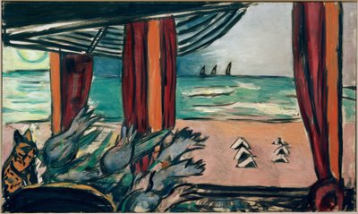 North Sea Landscape with Tents by Max Beckmann