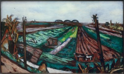 Polder Landscape with Hembrug by Max Beckmann