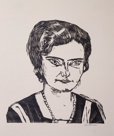 Portrait of Frau HM by Max Beckmann