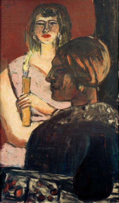 Quappi and Indian by Max Beckmann