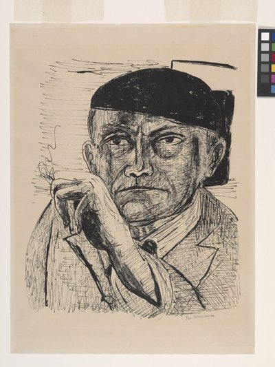 Self-Portrait (Selbstbildnis) by Max Beckmann