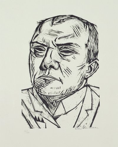 Self Portrait by Max Beckmann