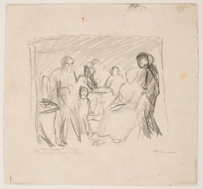 Sketch for Zech Family by Max Beckmann