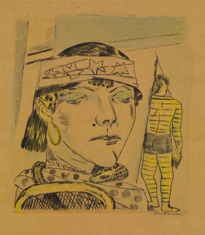 Snake Lady, from The Annual Fair by Max Beckmann