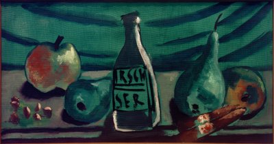 Still Life with Apple and Pear by Max Beckmann