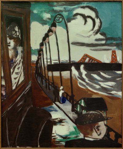 Promenade in Scheveningen by Max Beckmann