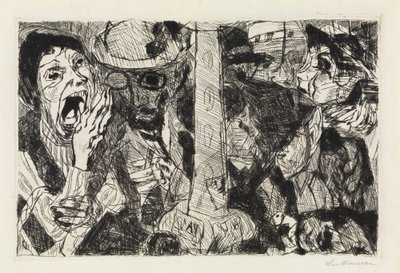 Street II by Max Beckmann