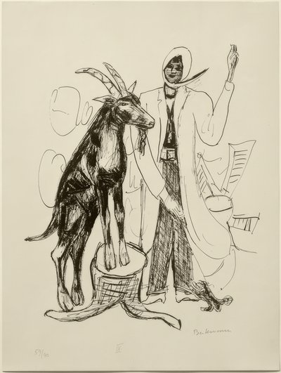 The Buck by Max Beckmann