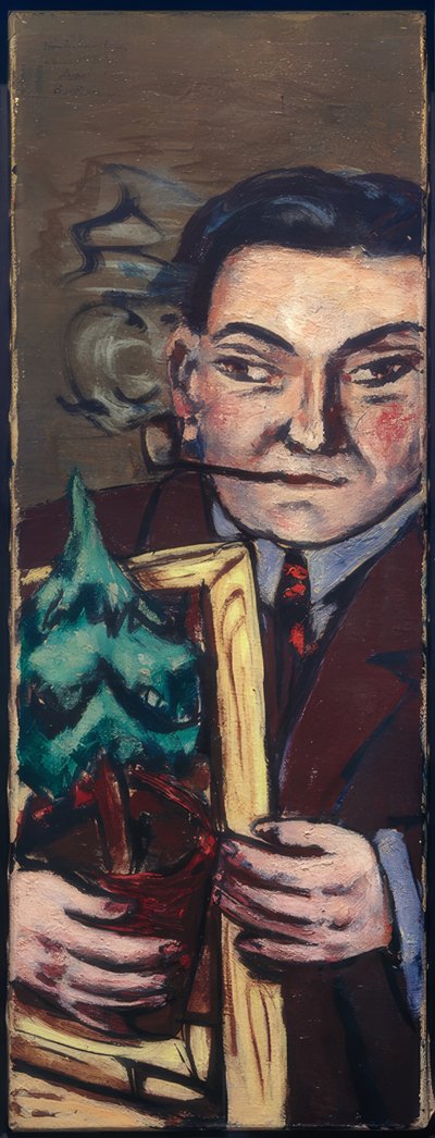 Tannenbaum Goes to New York. Portrait of Herbert Tannenbaum by Max Beckmann