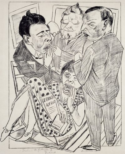 The Disappointed II by Max Beckmann by Max Beckmann