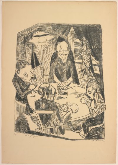 The Hunger, plate five from Die Hölle by Max Beckmann