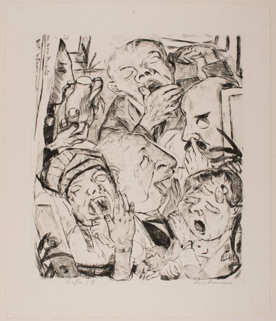 The Yawners (plate 7 from the portfolio 