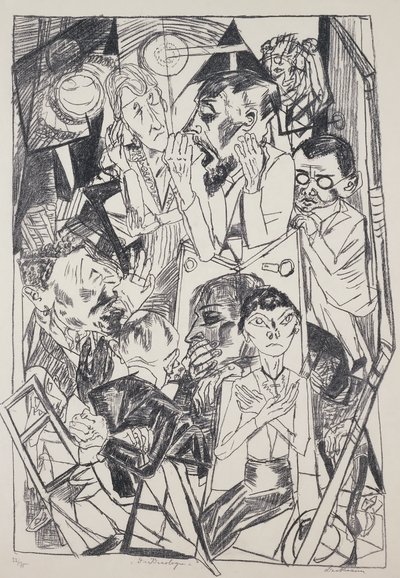 The Ideologues by Max Beckmann