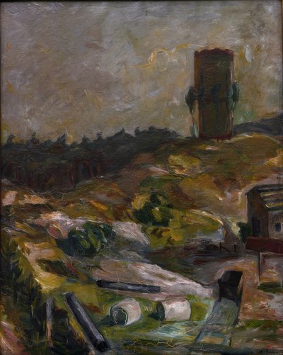 Water Tower in Hermsdorf by Max Beckmann